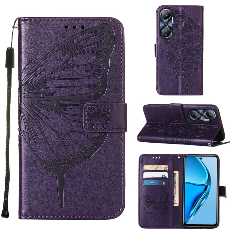 Embossed Butterfly Flip Leather Phone Case, For BLU View 2 2022 / 2020, For Infinix Hot 20 4G X6826, For Infinix Hot 20 5G X666 / X66B, For Infinix Hot 20 Play, For Infinix Hot 20S / 20 Pro X6827, For Infinix Smart 7 X6515