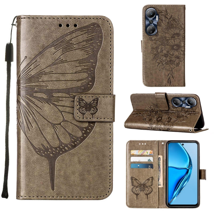 Embossed Butterfly Flip Leather Phone Case, For BLU View 2 2022 / 2020, For Infinix Hot 20 4G X6826, For Infinix Hot 20 5G X666 / X66B, For Infinix Hot 20 Play, For Infinix Hot 20S / 20 Pro X6827, For Infinix Smart 7 X6515