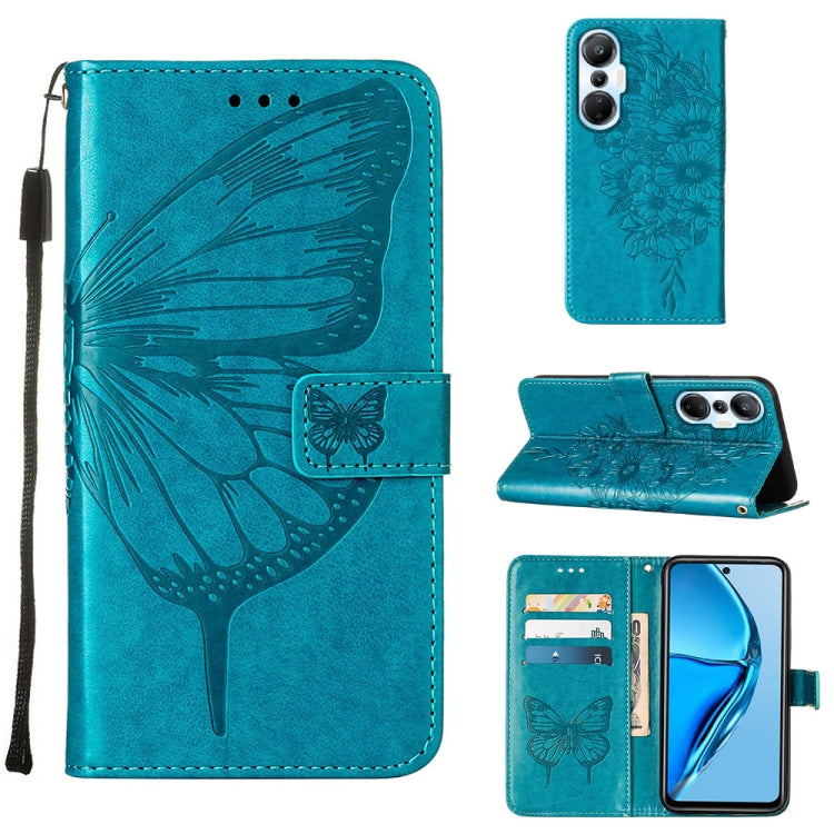 Embossed Butterfly Flip Leather Phone Case, For BLU View 2 2022 / 2020, For Infinix Hot 20 4G X6826, For Infinix Hot 20 5G X666 / X66B, For Infinix Hot 20 Play, For Infinix Hot 20S / 20 Pro X6827, For Infinix Smart 7 X6515