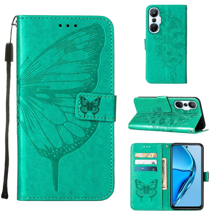 Embossed Butterfly Flip Leather Phone Case, For BLU View 2 2022 / 2020, For Infinix Hot 20 4G X6826, For Infinix Hot 20 5G X666 / X66B, For Infinix Hot 20 Play, For Infinix Hot 20S / 20 Pro X6827, For Infinix Smart 7 X6515