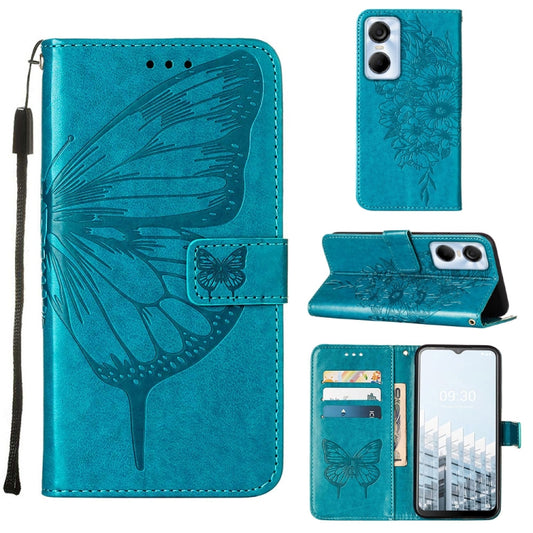 Embossed Butterfly Flip Leather Phone Case, For Tecno Pop 6 Pro, For Tecno Pova 4 LG7N, For Tecno Pova 4 Pro LG8N, For Tecno Pova Neo 2 LG6N, For Google Pixel 7a, For Samsung Galaxy A04e