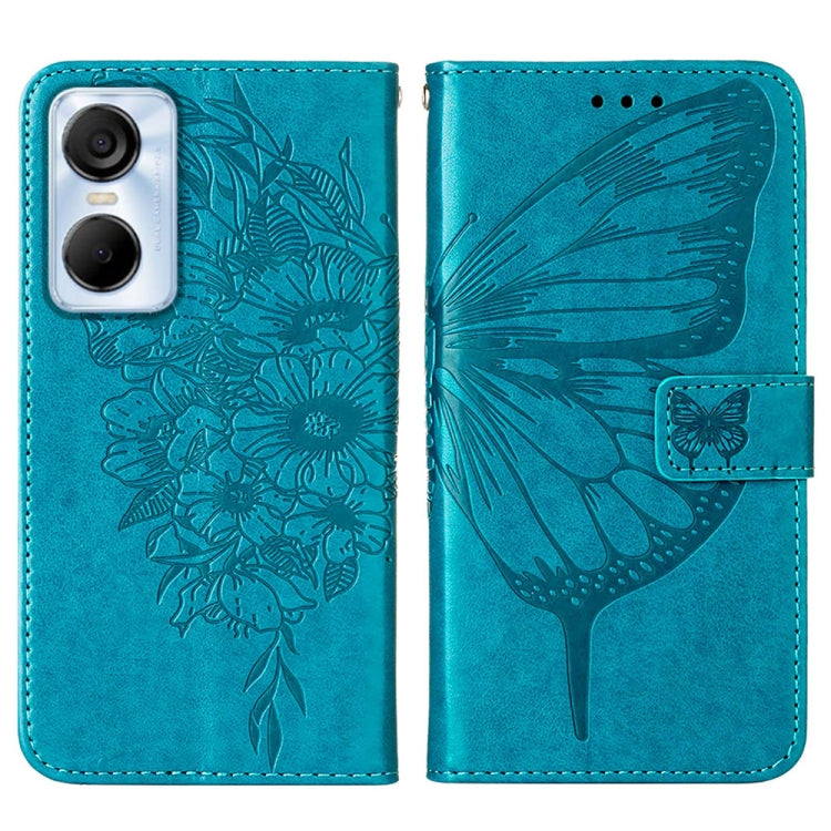 Embossed Butterfly Flip Leather Phone Case, For Tecno Pop 6 Pro, For Tecno Pova 4 LG7N, For Tecno Pova 4 Pro LG8N, For Tecno Pova Neo 2 LG6N, For Google Pixel 7a, For Samsung Galaxy A04e