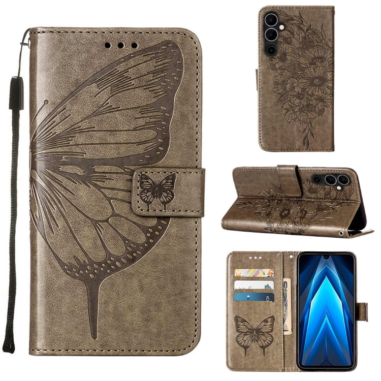 Embossed Butterfly Flip Leather Phone Case, For Tecno Pop 6 Pro, For Tecno Pova 4 LG7N, For Tecno Pova 4 Pro LG8N, For Tecno Pova Neo 2 LG6N, For Google Pixel 7a, For Samsung Galaxy A04e