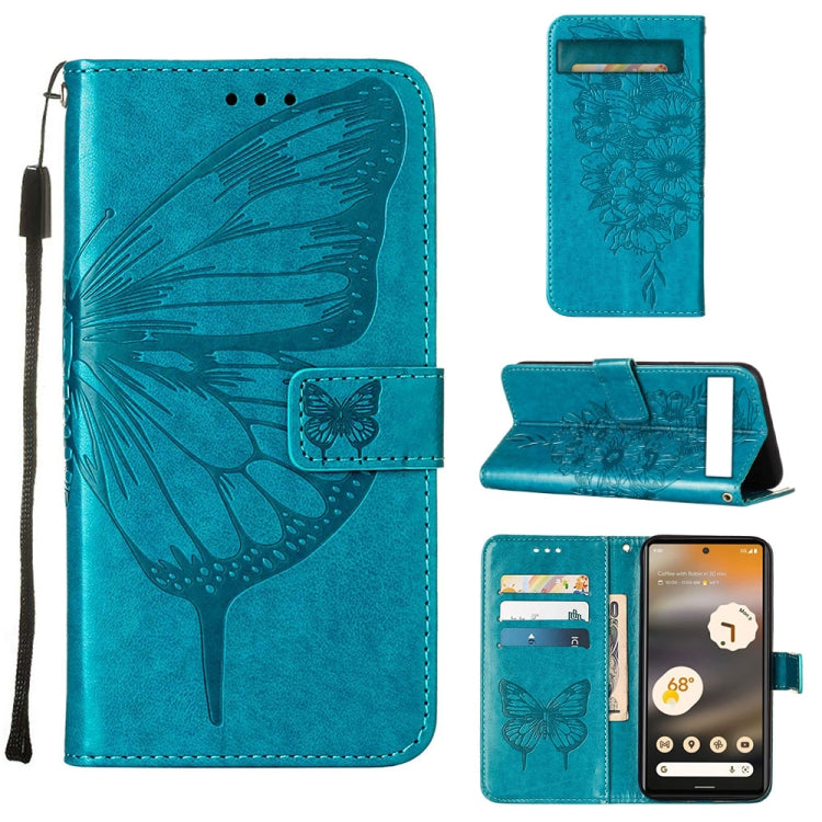 Embossed Butterfly Flip Leather Phone Case, For Tecno Pop 6 Pro, For Tecno Pova 4 LG7N, For Tecno Pova 4 Pro LG8N, For Tecno Pova Neo 2 LG6N, For Google Pixel 7a, For Samsung Galaxy A04e