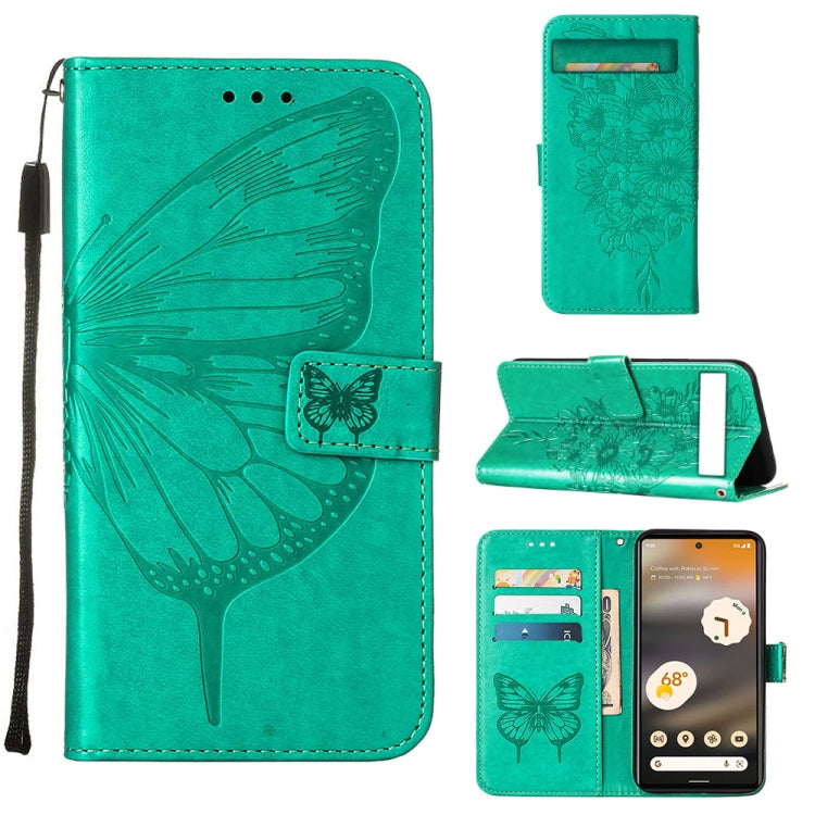 Embossed Butterfly Flip Leather Phone Case, For Tecno Pop 6 Pro, For Tecno Pova 4 LG7N, For Tecno Pova 4 Pro LG8N, For Tecno Pova Neo 2 LG6N, For Google Pixel 7a, For Samsung Galaxy A04e