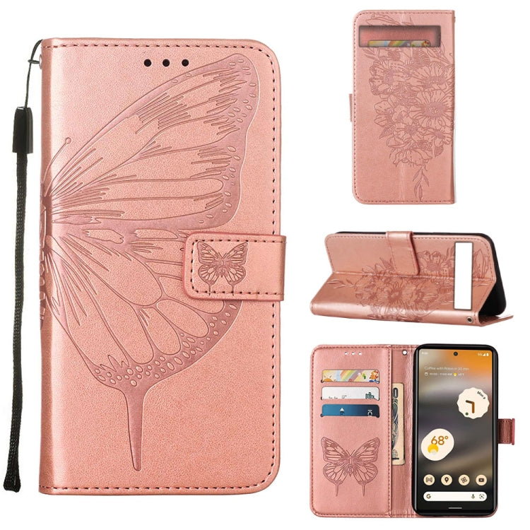 Embossed Butterfly Flip Leather Phone Case, For Tecno Pop 6 Pro, For Tecno Pova 4 LG7N, For Tecno Pova 4 Pro LG8N, For Tecno Pova Neo 2 LG6N, For Google Pixel 7a, For Samsung Galaxy A04e