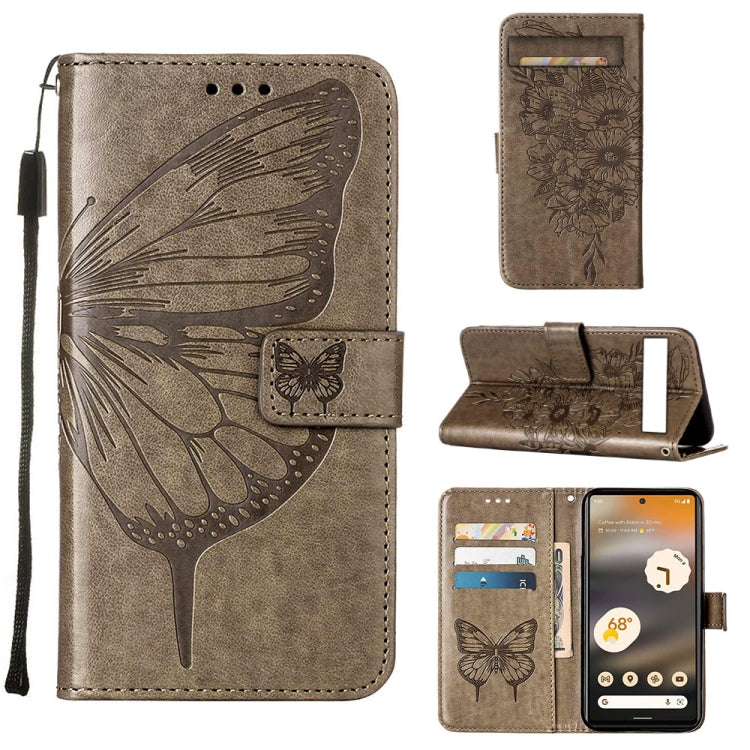 Embossed Butterfly Flip Leather Phone Case, For Tecno Pop 6 Pro, For Tecno Pova 4 LG7N, For Tecno Pova 4 Pro LG8N, For Tecno Pova Neo 2 LG6N, For Google Pixel 7a, For Samsung Galaxy A04e