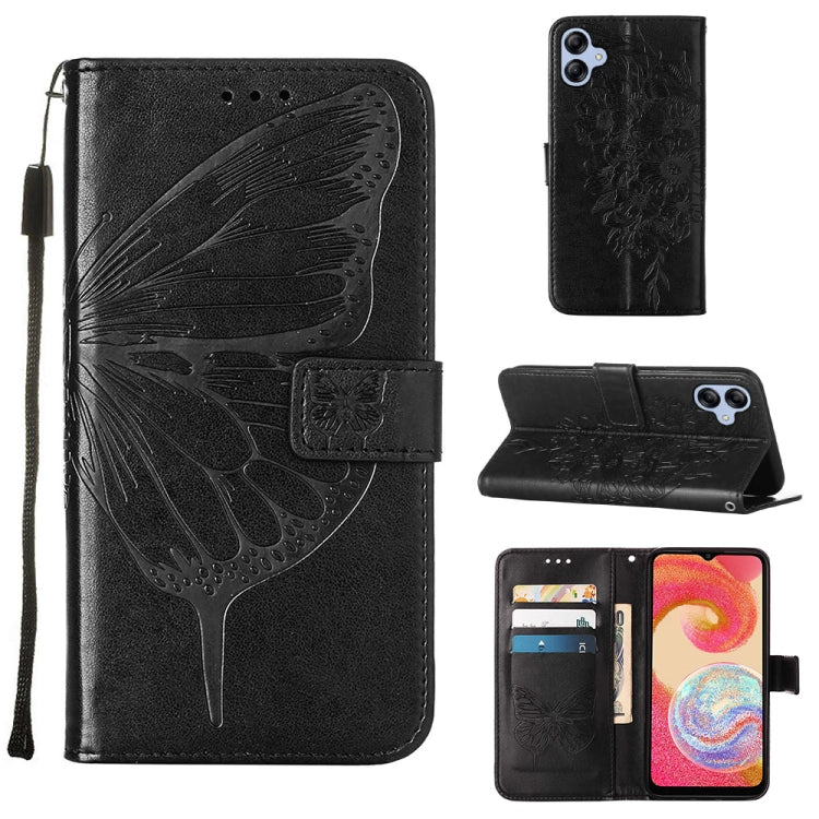 Embossed Butterfly Flip Leather Phone Case, For Tecno Pop 6 Pro, For Tecno Pova 4 LG7N, For Tecno Pova 4 Pro LG8N, For Tecno Pova Neo 2 LG6N, For Google Pixel 7a, For Samsung Galaxy A04e