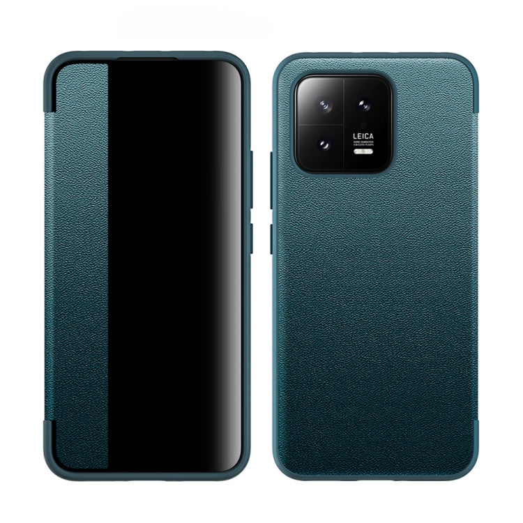 Magnetic Side Window View Shockproof Horizontal Flip Leather Case, For vivo X90 Pro+, For Xiaomi 13, For vivo X90
