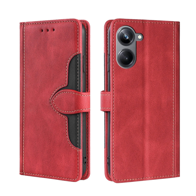 Skin Feel Magnetic Buckle Leather Phone Case, For OPPO Reno9 5G / Reno9 Pro 5G, For OPPO Reno9 Pro+ 5G, For Realme 10 Pro 5G, For Realme 10 Pro+ 5G, For vivo X90 Pro 5G