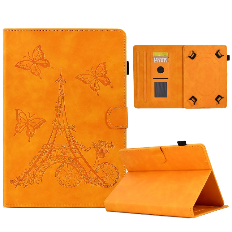 Tower Embossed Leather Tablet Case, For 7 inch Tablets, For 8 inch Tablets, For 10 inch Tablets, For Samsung Galaxy Tab A7 Lite, For Samsung Galaxy Tab A 8.0 2019 T290, For Samsung Galaxy Tab A 10.1 2019 T510, For Huawei MediaPad T3 10                 ...