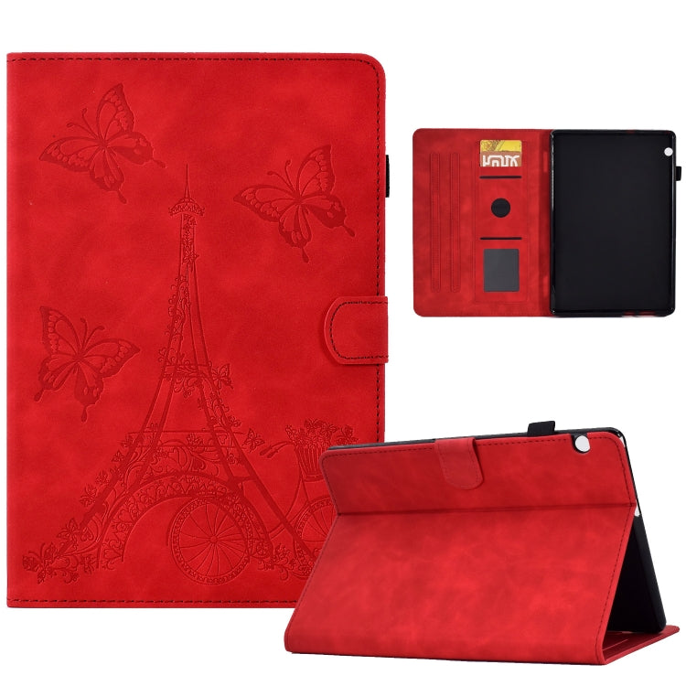 Tower Embossed Leather Tablet Case, For 7 inch Tablets, For 8 inch Tablets, For 10 inch Tablets, For Samsung Galaxy Tab A7 Lite, For Samsung Galaxy Tab A 8.0 2019 T290, For Samsung Galaxy Tab A 10.1 2019 T510, For Huawei MediaPad T3 10                 ...