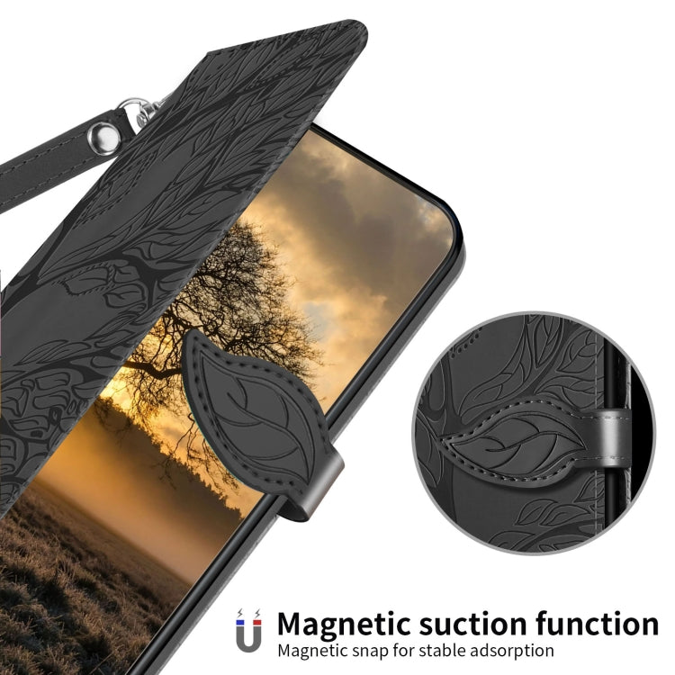 Life Tree Embossing Pattern Leather Phone Case, For Samsung Galaxy A24 5G, For Samsung Galaxy A54 5G, For Samsung Galaxy A34 5G, For Xiaomi Redmi A1, For Xiaomi 13, For Xiaomi 13 Pro, For Xiaomi 12T