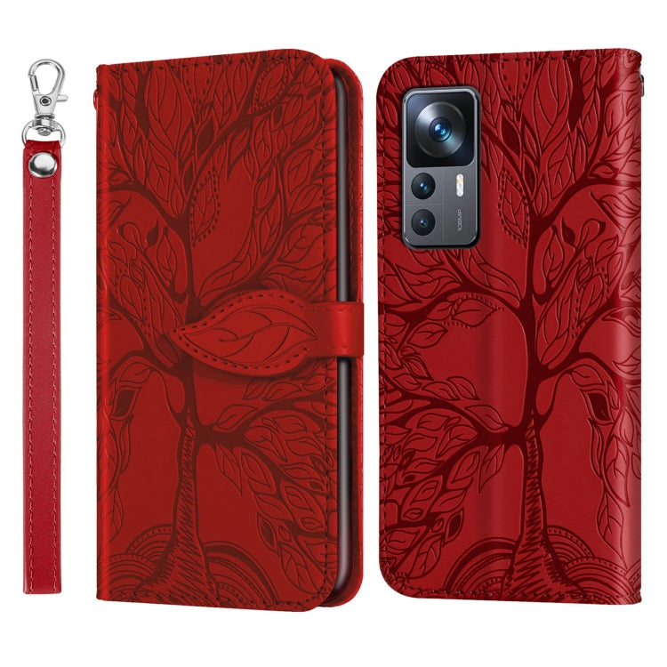 Life Tree Embossing Pattern Leather Phone Case, For Samsung Galaxy A24 5G, For Samsung Galaxy A54 5G, For Samsung Galaxy A34 5G, For Xiaomi Redmi A1, For Xiaomi 13, For Xiaomi 13 Pro, For Xiaomi 12T