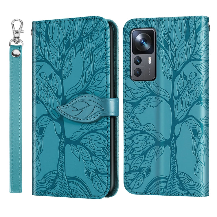 Life Tree Embossing Pattern Leather Phone Case, For Samsung Galaxy A24 5G, For Samsung Galaxy A54 5G, For Samsung Galaxy A34 5G, For Xiaomi Redmi A1, For Xiaomi 13, For Xiaomi 13 Pro, For Xiaomi 12T