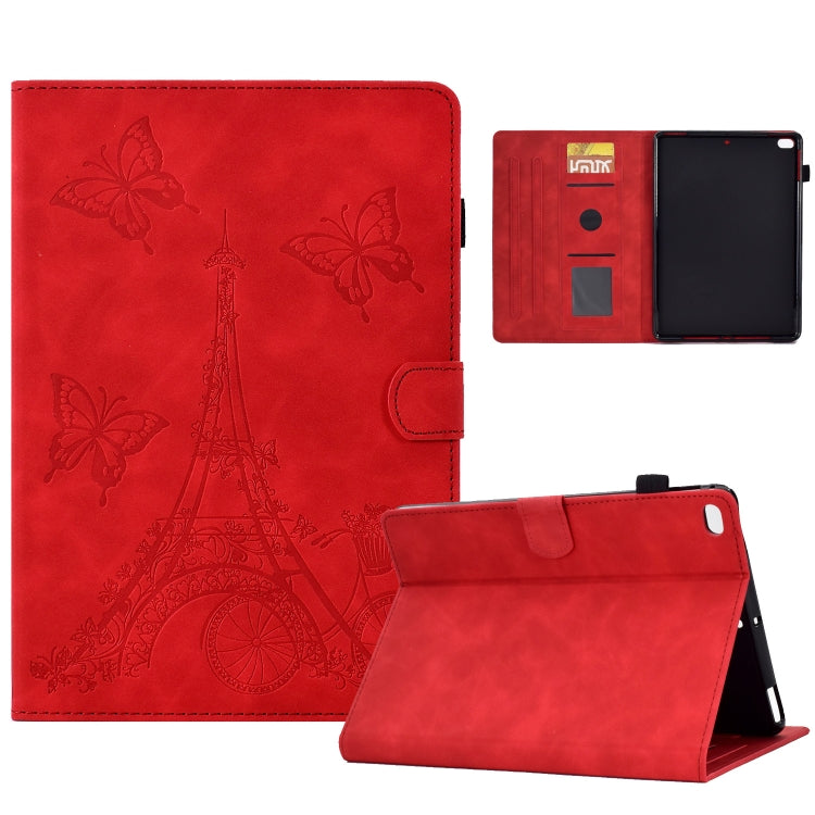 Tower Embossed Leather Smart Tablet Case, For Samsung Galaxy Tab A8 10.5 2021 X205, For iPad 10.2 2021/2020/2019 / 10.5 2019/2017, For iPad 10th Gen 10.9 2022, For iPad Air / Air 2 / 9.7 2017 / 9.7 2018, For iPad mini 5 / 4 / 3 / 2 / 1                 ...
