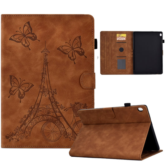 Tower Embossed Leather Smart Tablet Case, For Lenovo M10, For Lenovo Tab M10 Gen 2, For Lenovo M10 Plus, For Lenovo Tab M10 Plus 3rd Gen, For Lenovo Tab P11