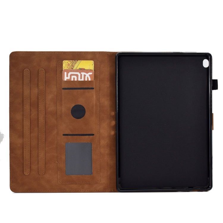 Tower Embossed Leather Smart Tablet Case, For Lenovo M10, For Lenovo Tab M10 Gen 2, For Lenovo M10 Plus, For Lenovo Tab M10 Plus 3rd Gen, For Lenovo Tab P11