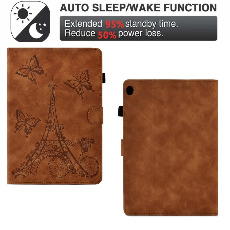 Tower Embossed Leather Smart Tablet Case, For Lenovo M10, For Lenovo Tab M10 Gen 2, For Lenovo M10 Plus, For Lenovo Tab M10 Plus 3rd Gen, For Lenovo Tab P11