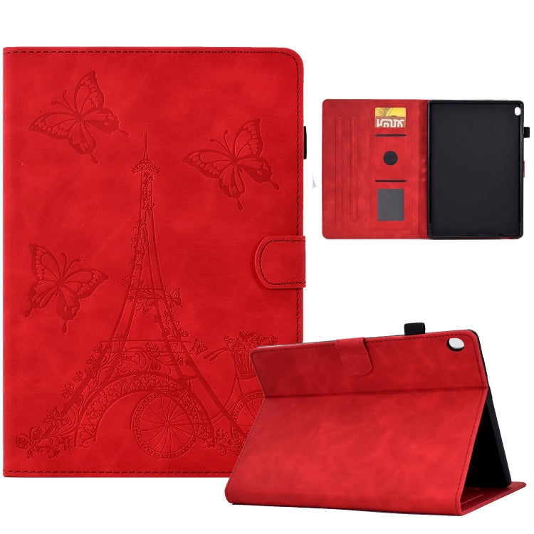 Tower Embossed Leather Smart Tablet Case, For Lenovo M10, For Lenovo Tab M10 Gen 2, For Lenovo M10 Plus, For Lenovo Tab M10 Plus 3rd Gen, For Lenovo Tab P11