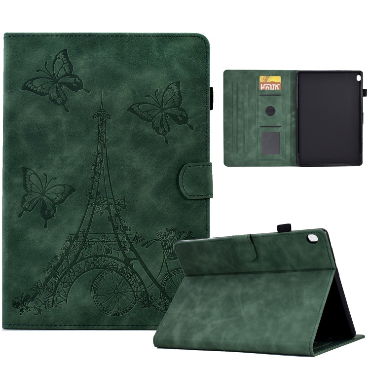 Tower Embossed Leather Smart Tablet Case, For Lenovo M10, For Lenovo Tab M10 Gen 2, For Lenovo M10 Plus, For Lenovo Tab M10 Plus 3rd Gen, For Lenovo Tab P11