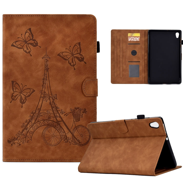 Tower Embossed Leather Smart Tablet Case, For Lenovo M10, For Lenovo Tab M10 Gen 2, For Lenovo M10 Plus, For Lenovo Tab M10 Plus 3rd Gen, For Lenovo Tab P11