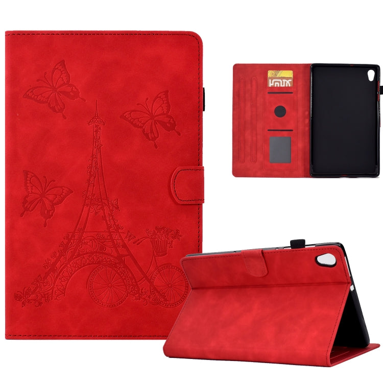 Tower Embossed Leather Smart Tablet Case, For Lenovo M10, For Lenovo Tab M10 Gen 2, For Lenovo M10 Plus, For Lenovo Tab M10 Plus 3rd Gen, For Lenovo Tab P11