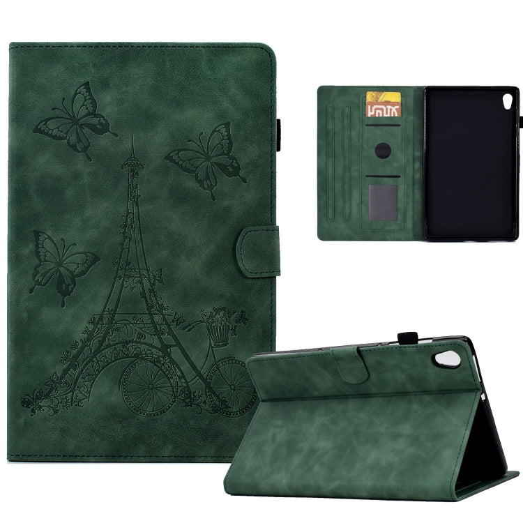 Tower Embossed Leather Smart Tablet Case, For Lenovo M10, For Lenovo Tab M10 Gen 2, For Lenovo M10 Plus, For Lenovo Tab M10 Plus 3rd Gen, For Lenovo Tab P11