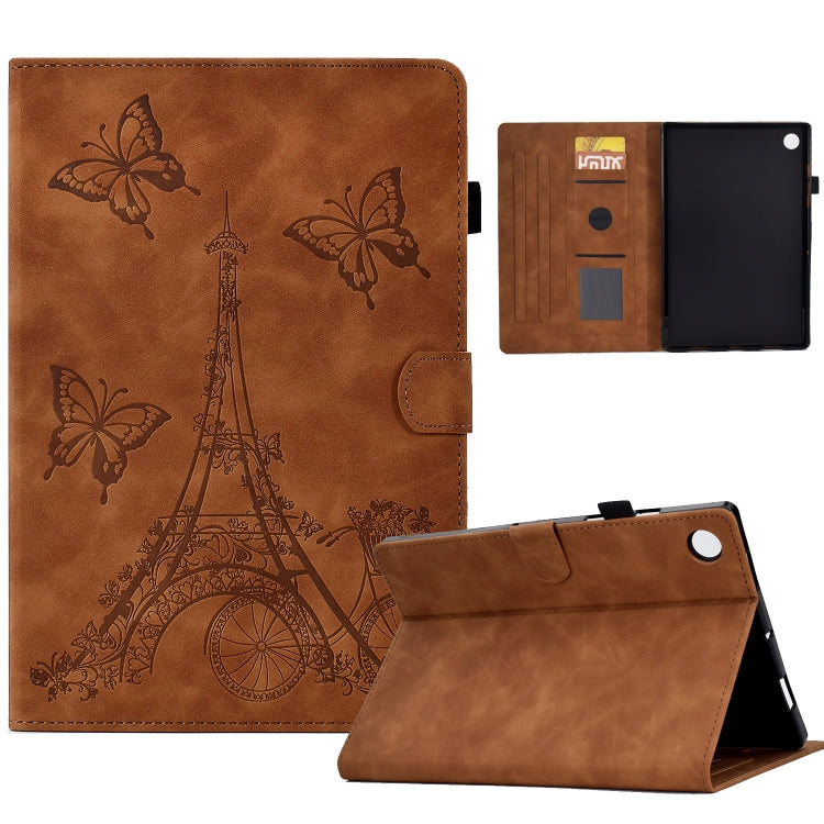 Tower Embossed Leather Smart Tablet Case, For Lenovo M10, For Lenovo Tab M10 Gen 2, For Lenovo M10 Plus, For Lenovo Tab M10 Plus 3rd Gen, For Lenovo Tab P11