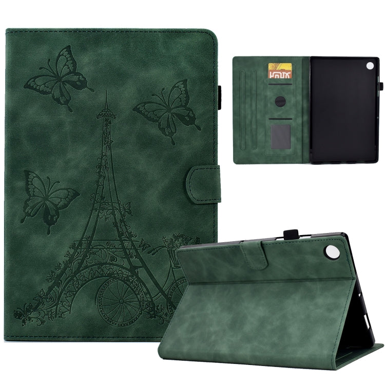 Tower Embossed Leather Smart Tablet Case, For Lenovo M10, For Lenovo Tab M10 Gen 2, For Lenovo M10 Plus, For Lenovo Tab M10 Plus 3rd Gen, For Lenovo Tab P11