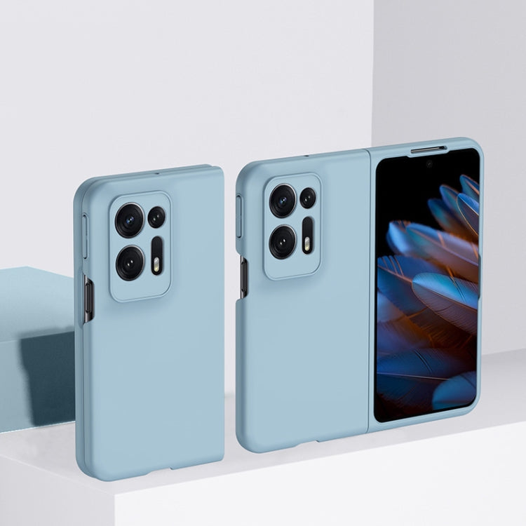 Skin Feel PC Phone Case, For OPPO Find N2 Flip, For OPPO Find N2, For OPPO Find N2 Flip Light Blue, For OPPO Find N2 Light Blue