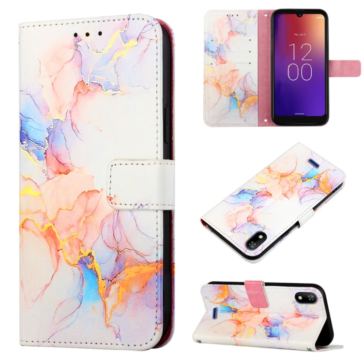 PT003 Marble Pattern Flip Leather Phone Case, For BLU View 2 2020 / 2022, For Moxee M2160, For Google Pixel 7a, For Samsung Galaxy A04e