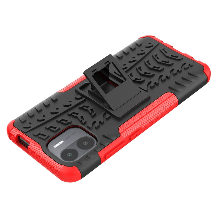 Tire Texture TPU + PC Phone Case with Holder, For Xiaomi Redmi A1 4G, For Samsung Galaxy S23 5G, For Xiaomi Poco M4 / M5, For Xiaomi Poco M5
