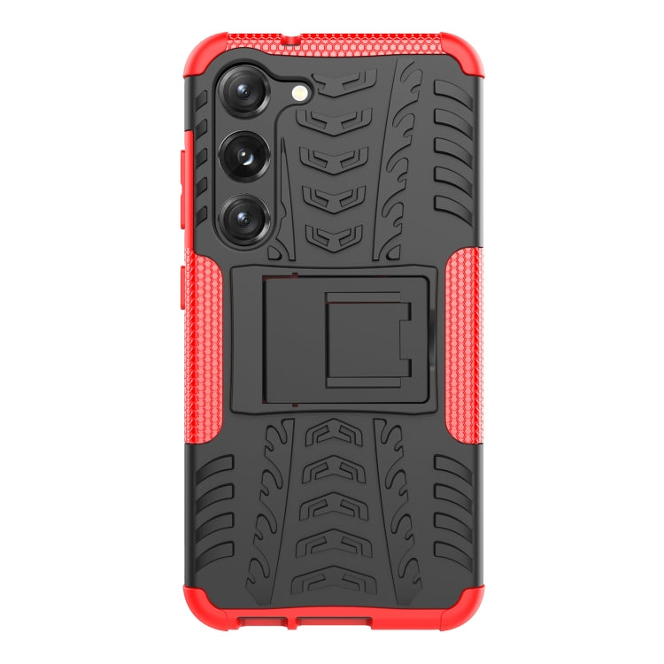 Tire Texture TPU + PC Phone Case with Holder, For Samsung Galaxy S23 5G, For Xiaomi Poco M4 / M5, For Xiaomi Poco M5