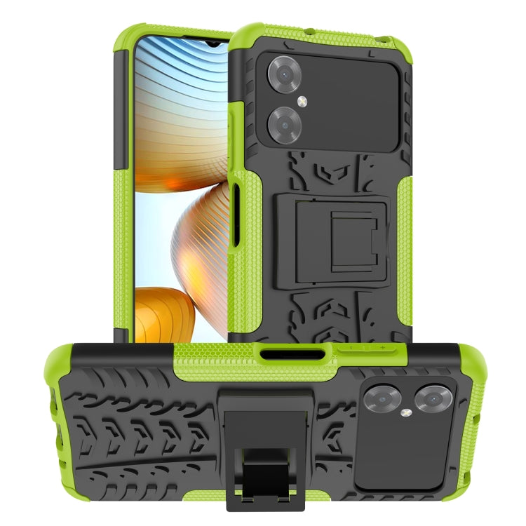 Tire Texture TPU + PC Phone Case with Holder, For Xiaomi Redmi A1 4G, For Samsung Galaxy S23 5G, For Xiaomi Poco M4 / M5, For Xiaomi Poco M5