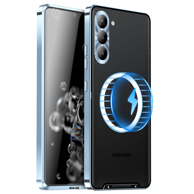 MagSafe Magnetic Frosted Metal Phone Case, For Samsung Galaxy S23 Ultra 5G, For Samsung Galaxy S23 5G