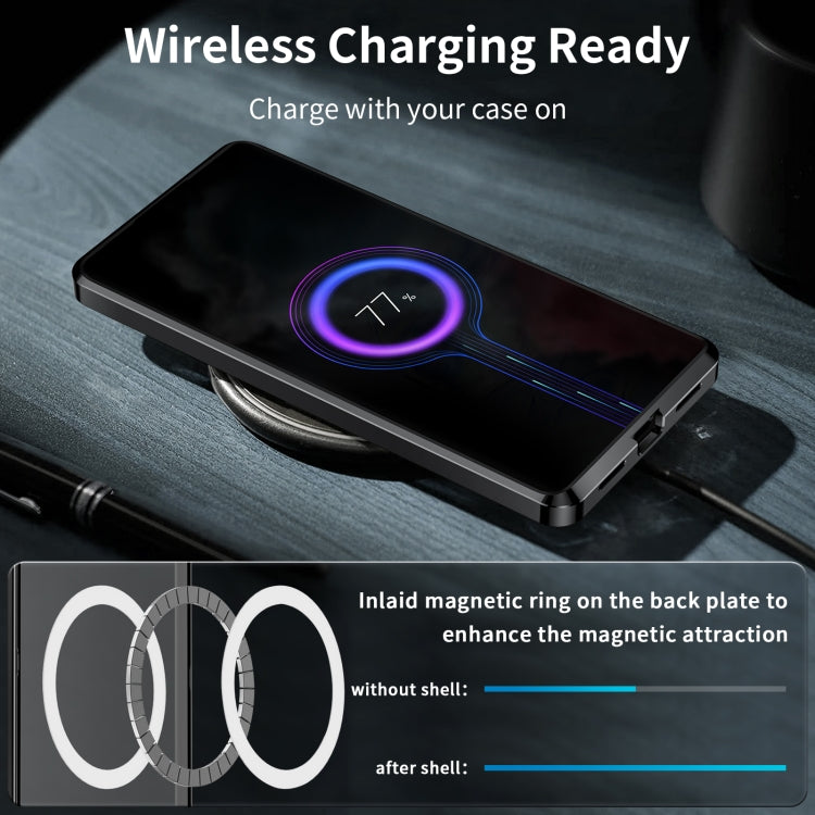 MagSafe Magnetic Frosted Metal Phone Case, For Samsung Galaxy S23 Ultra 5G, For Samsung Galaxy S23 5G