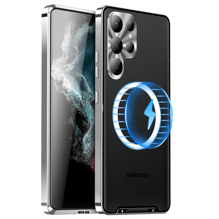 MagSafe Magnetic Frosted Metal Phone Case, For Samsung Galaxy S23 Ultra 5G, For Samsung Galaxy S23 5G