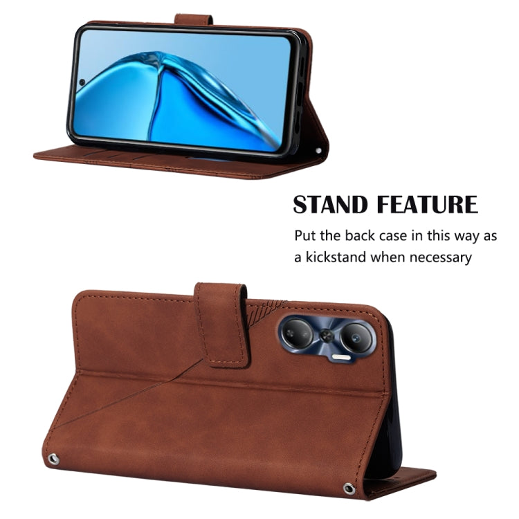 Crossbody 3D Embossed Flip Leather Phone Case, For Infinix Hot 20 4G, For Infinix Hot 20 5G, For Infinix Hot 20 Play, For Infinix Hot 20S/20 Pro, For Infinix Smart 7