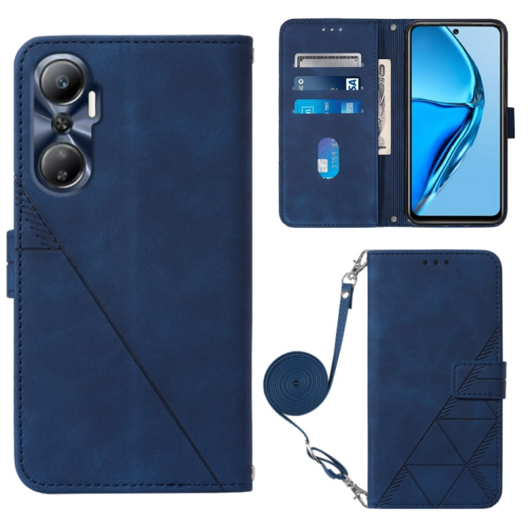 Crossbody 3D Embossed Flip Leather Phone Case, For Infinix Hot 20 4G, For Infinix Hot 20 5G, For Infinix Hot 20 Play, For Infinix Hot 20S/20 Pro, For Infinix Smart 7