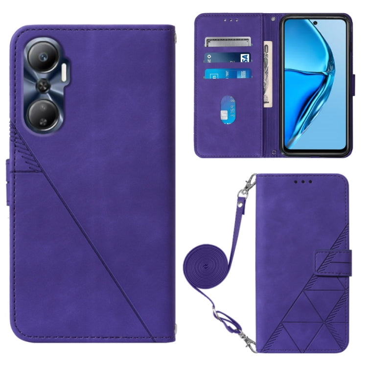 Crossbody 3D Embossed Flip Leather Phone Case, For Infinix Hot 20 4G, For Infinix Hot 20 5G, For Infinix Hot 20 Play, For Infinix Hot 20S/20 Pro, For Infinix Smart 7