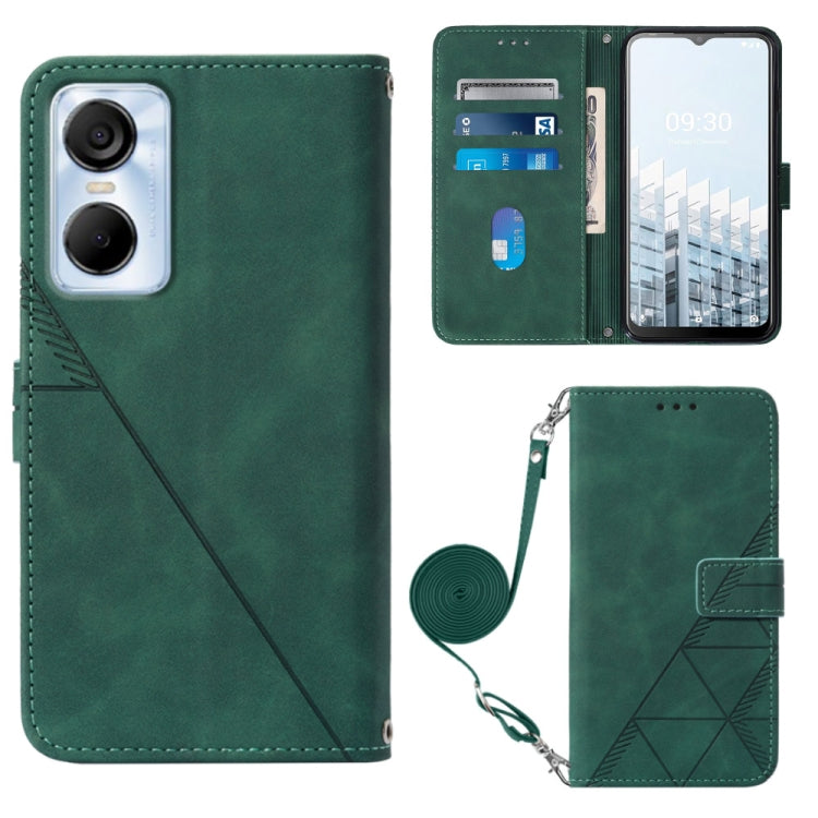 Crossbody 3D Embossed Flip Leather Phone Case, For Tecno Pop 6 Pro, For Tecno Pova 4, For Tecno Pova 4 Pro, For Tecno Pova Neo 2, For Google Pixel 7a, For Samsung Galaxy A04e