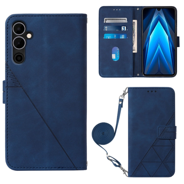 Crossbody 3D Embossed Flip Leather Phone Case, For Tecno Pop 6 Pro, For Tecno Pova 4, For Tecno Pova 4 Pro, For Tecno Pova Neo 2, For Google Pixel 7a, For Samsung Galaxy A04e