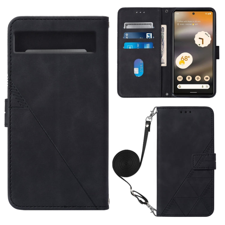 Crossbody 3D Embossed Flip Leather Phone Case, For Moxee m2160, For Tecno Pop 6 Pro, For Tecno Pova 4, For Tecno Pova 4 Pro, For Tecno Pova Neo 2, For Google Pixel 7a, For Samsung Galaxy A04e