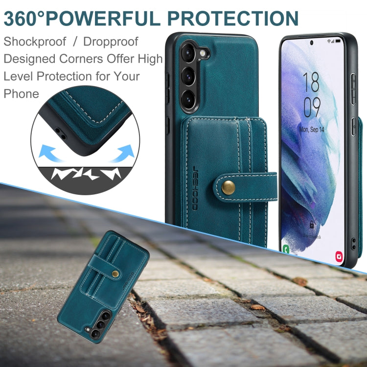 JEEHOOD RFID Anti-Theft Wallet Magnetic Leather Phone Case, For Samsung Galaxy S23 5G, For Samsung Galaxy S23+ 5G