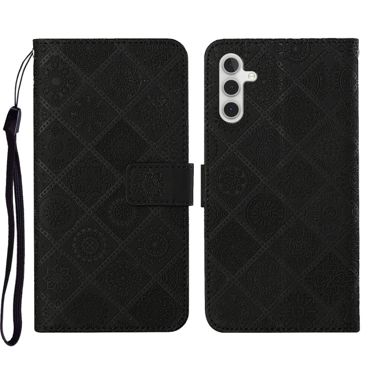 Ethnic Style Embossed Pattern Leather Phone Case, For Samsung Galaxy A34, For Samsung Galaxy A54
