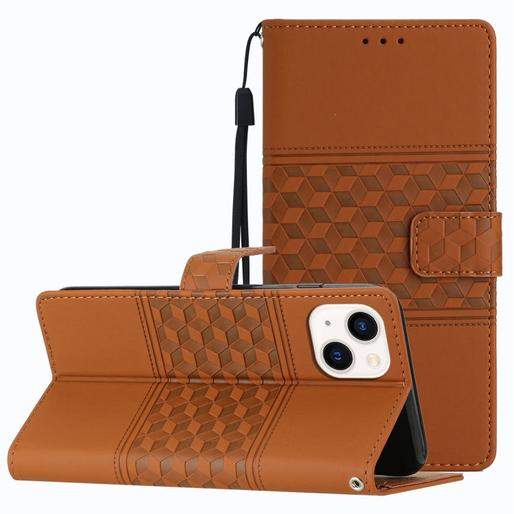 Diamond Embossed Skin Feel Leather Phone Case with Lanyard, For iPhone 11, For iPhone 11 Pro, For iPhone 11 Pro Max, For iPhone 12 mini, For iPhone 12 Pro, For iPhone 12 Pro Max, For iPhone 13, For iPhone 13 mini