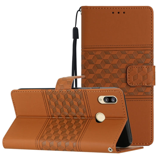 Diamond Embossed Skin Feel Leather Phone Case with Lanyard, For Huawei P20 Lite, For Huawei P20 Pro, For Huawei P30, For Huawei P30 Lite, For Huawei P30 Pro, For Huawei P40, For Huawei P40 Lite, For Huawei P40 Pro