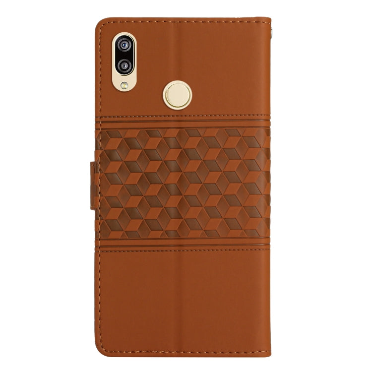Diamond Embossed Skin Feel Leather Phone Case with Lanyard, For Huawei P20 Lite, For Huawei P20 Pro, For Huawei P30, For Huawei P30 Lite, For Huawei P30 Pro, For Huawei P40, For Huawei P40 Lite, For Huawei P40 Pro