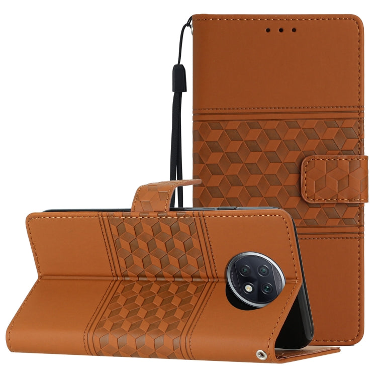 Diamond Embossed Skin Feel Leather Phone Case with Lanyard, For Xiaomi Redmi Note 9 5G / Note 9T, For Xiaomi Redmi 9A, For Xiaomi Redmi 9C, For Xiaomi Redmi 10, For Xiaomi Redmi 10 2022, For Xiaomi Redmi 10A, For Xiaomi Redmi 10C, For Xiaomi Redmi A1